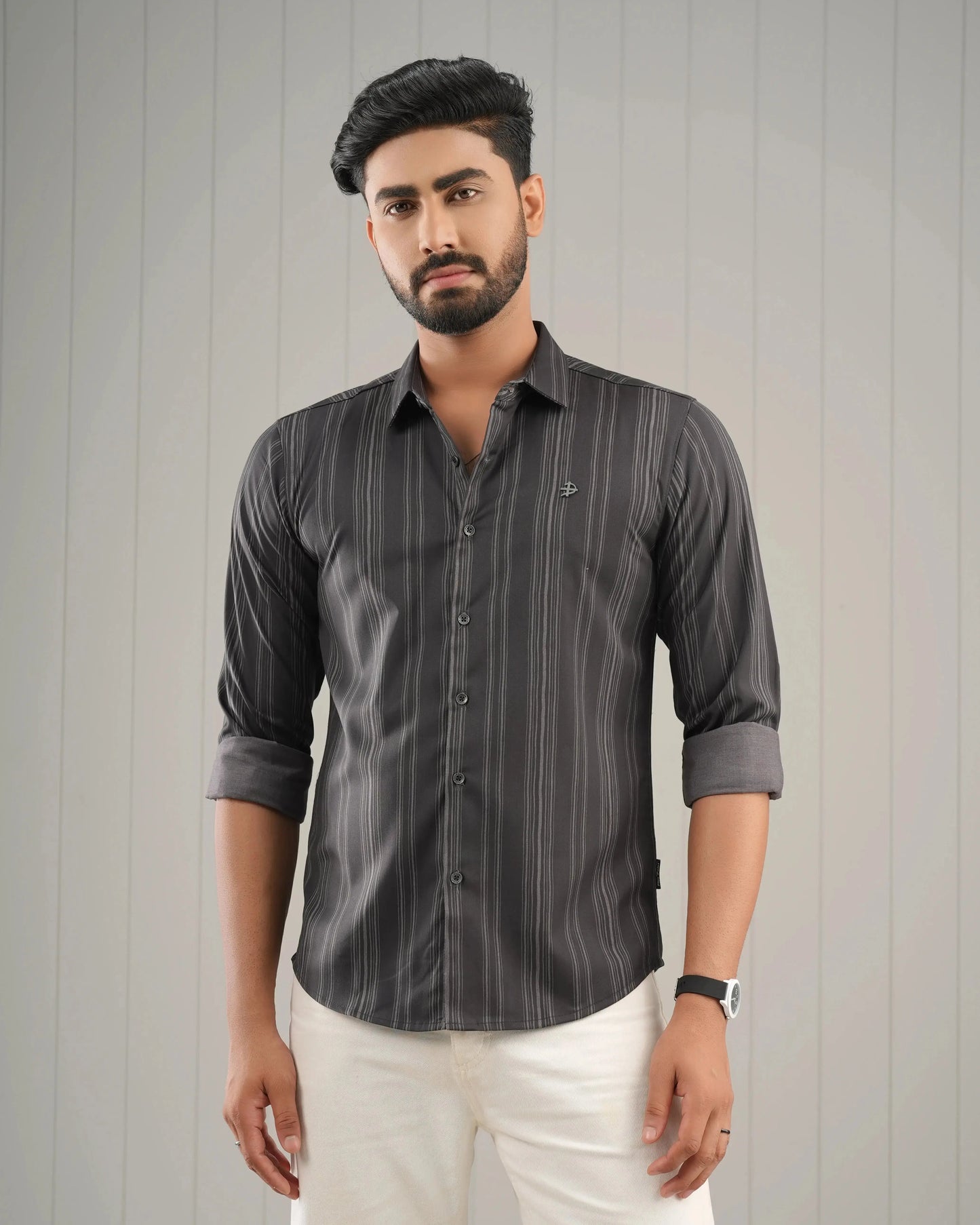 MEN'S FULL SLEEVE CASUAL SHIRT PLUS POINT