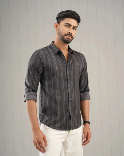 MEN'S FULL SLEEVE CASUAL SHIRT PLUS POINT