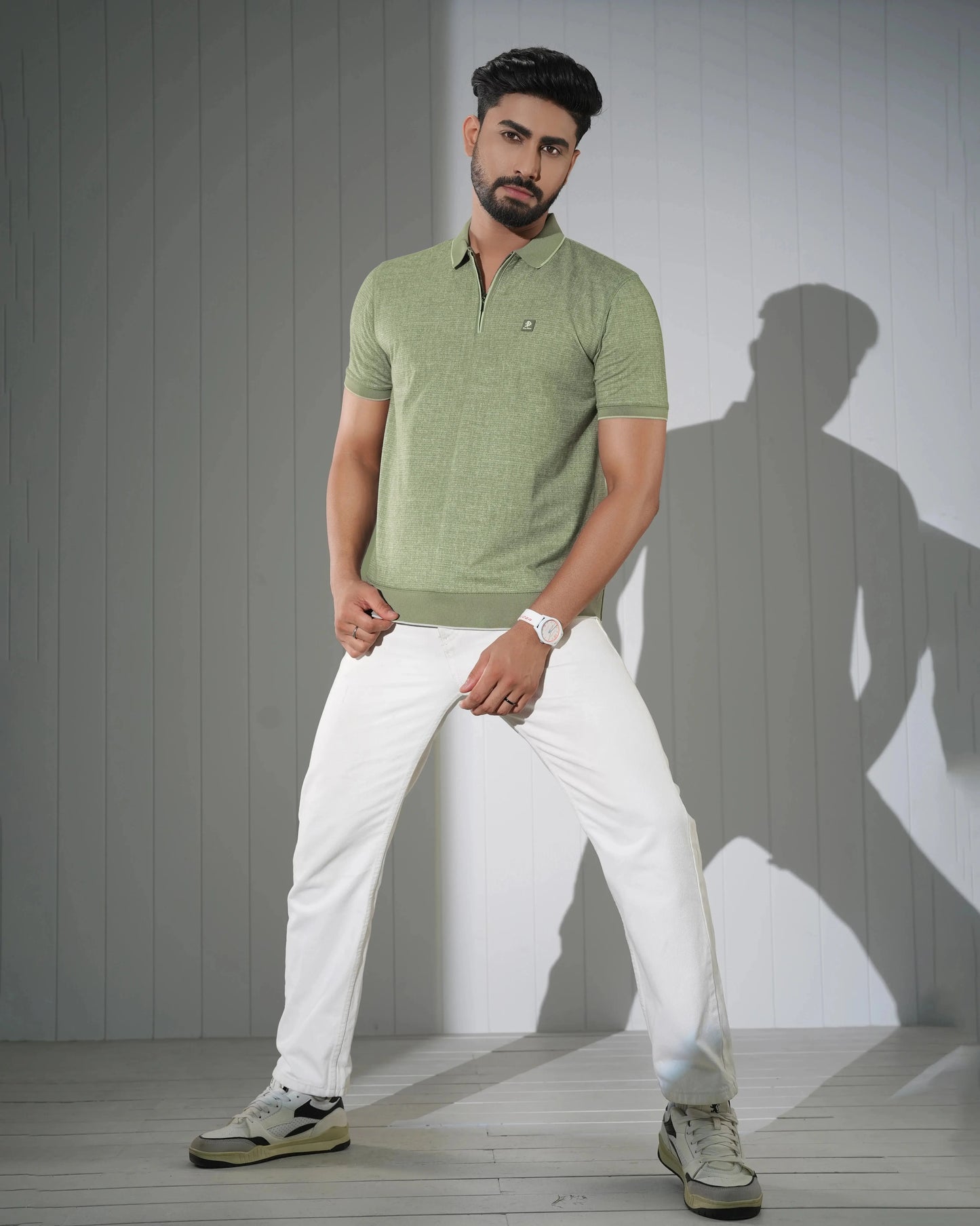 OLD MONEY JACQUARD POLO