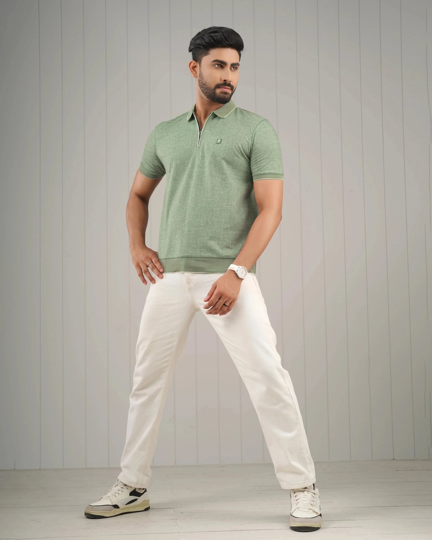 OLD MONEY JACQUARD POLO