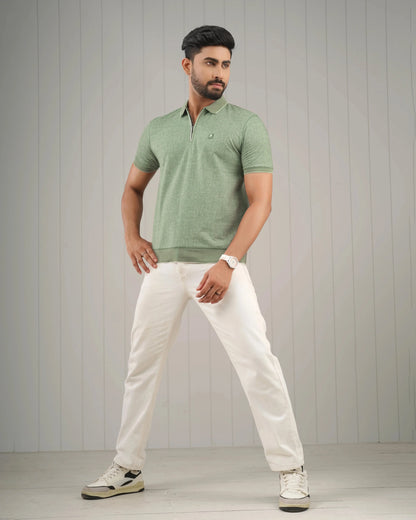 OLD MONEY JACQUARD POLO