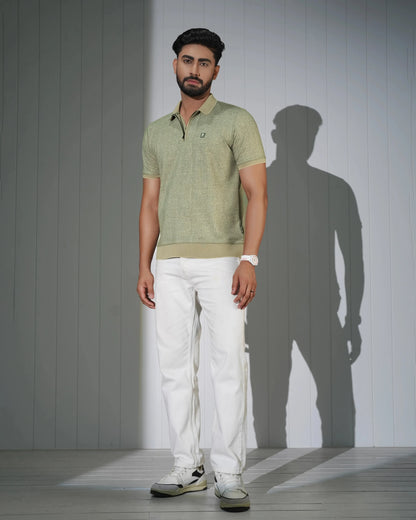 OLD MONEY JACQUARD POLO