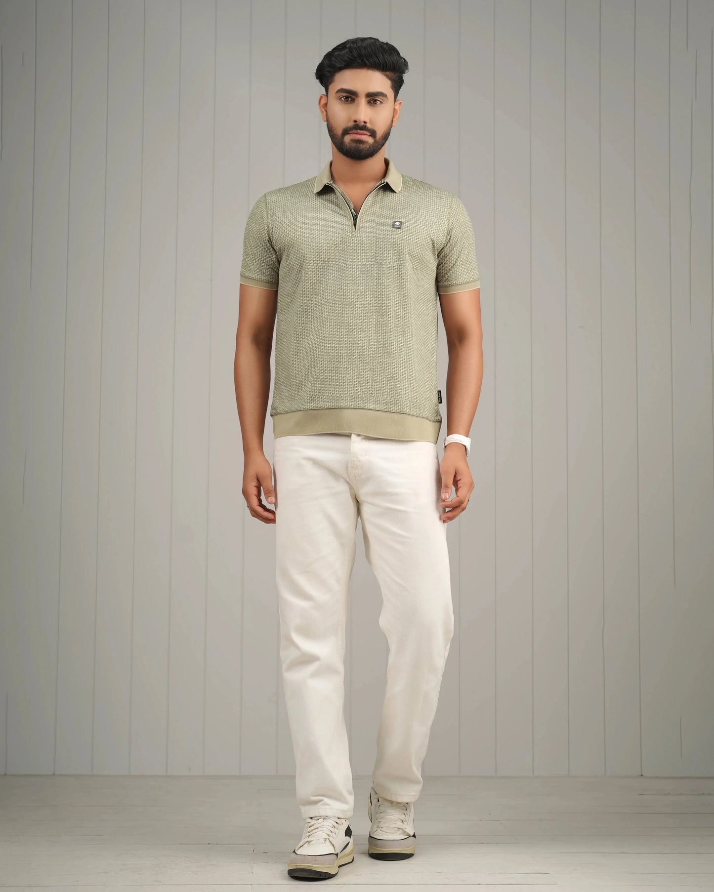 OLD MONEY JACQUARD POLO