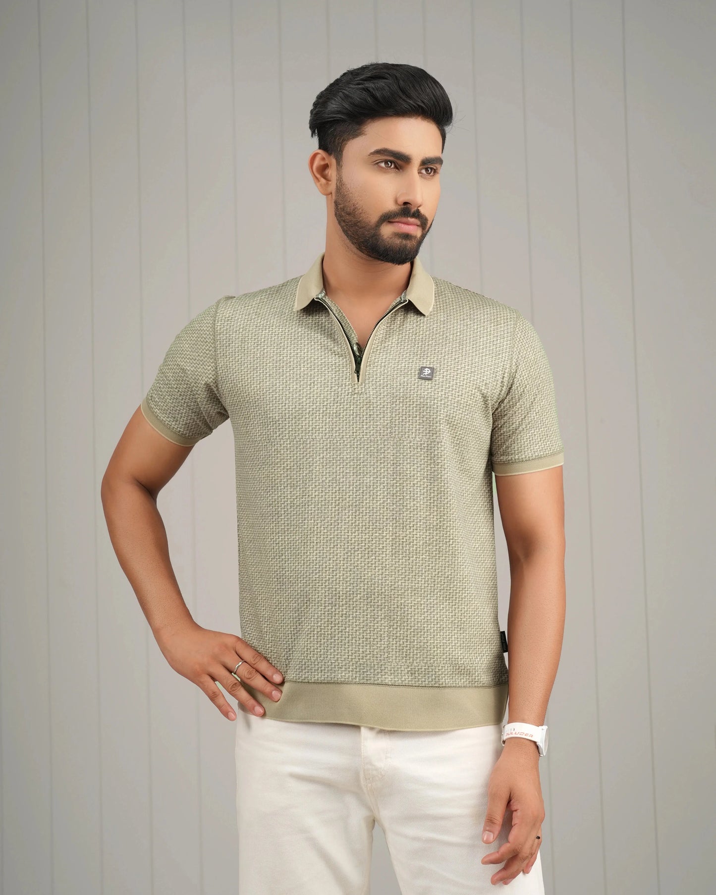 OLD MONEY JACQUARD POLO