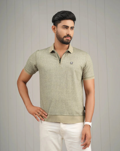 OLD MONEY JACQUARD POLO
