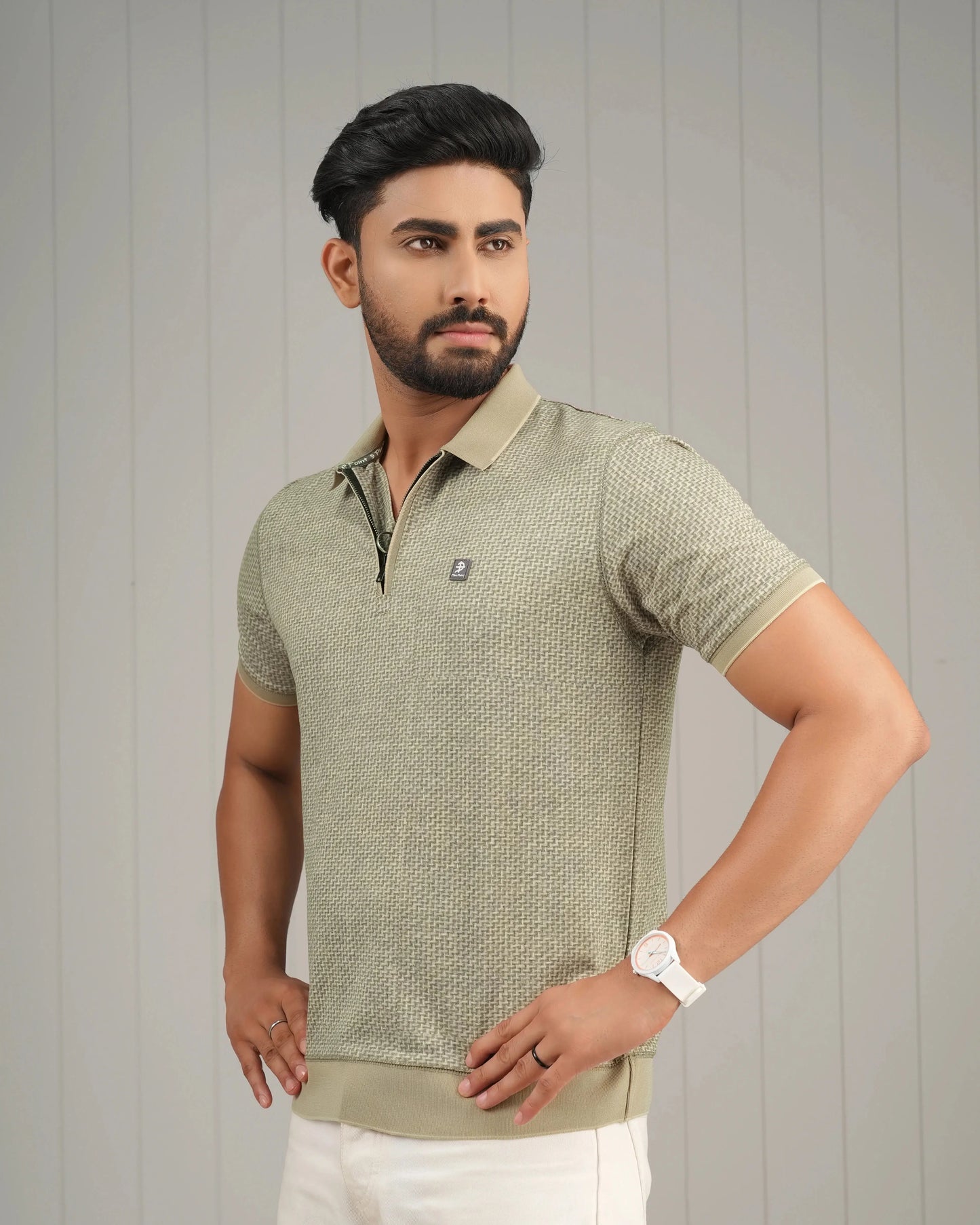 OLD MONEY JACQUARD POLO