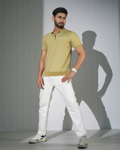 OLD MONEY JACQUARD POLO