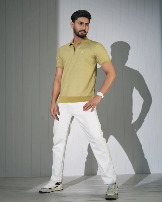 OLD MONEY JACQUARD POLO