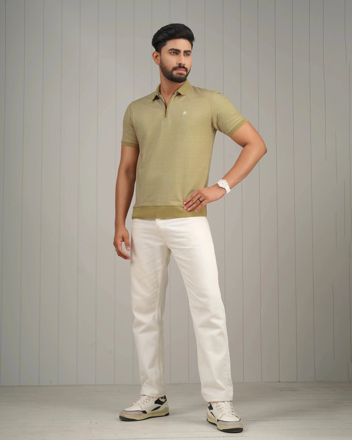 OLD MONEY JACQUARD POLO