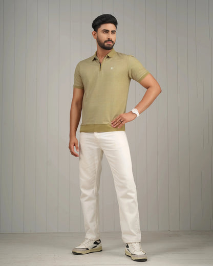 OLD MONEY JACQUARD POLO