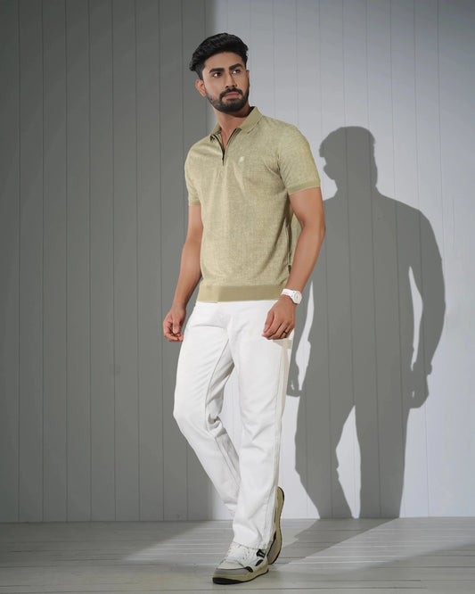 OLD MONEY JACQUARD POLO
