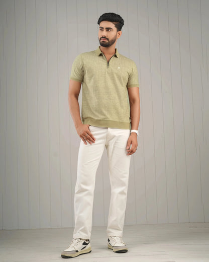 OLD MONEY JACQUARD POLO