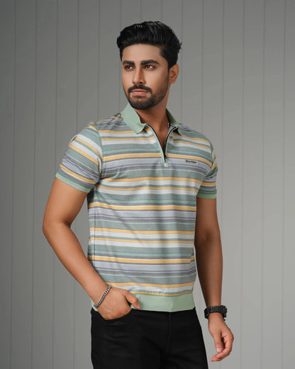 OLD MONEY JACQUARD POLO
