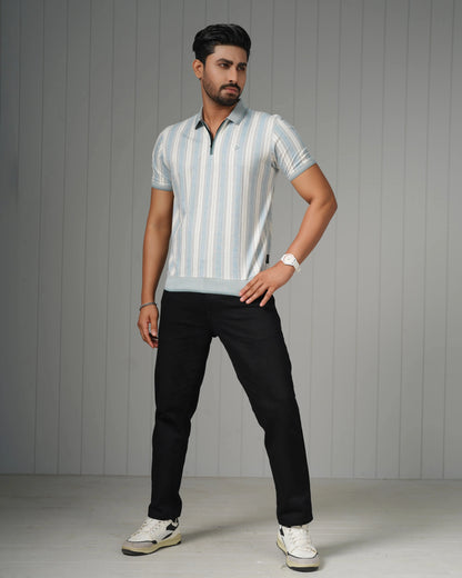 OLD MONEY JACQUARD POLO