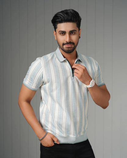 OLD MONEY JACQUARD POLO