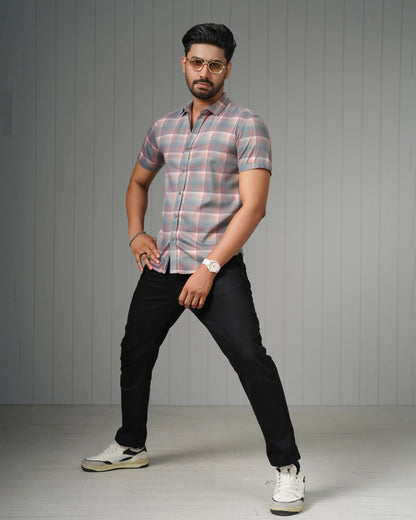 MEN'S HALF SLEEVE CASUAL SHIRT