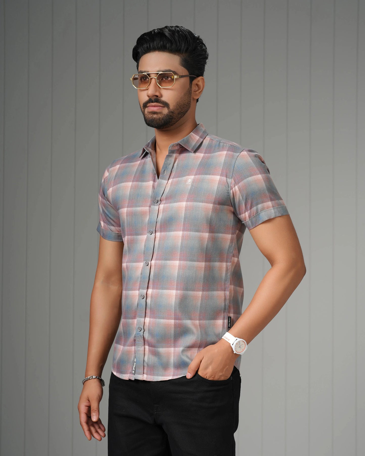 MEN'S HALF SLEEVE CASUAL SHIRT