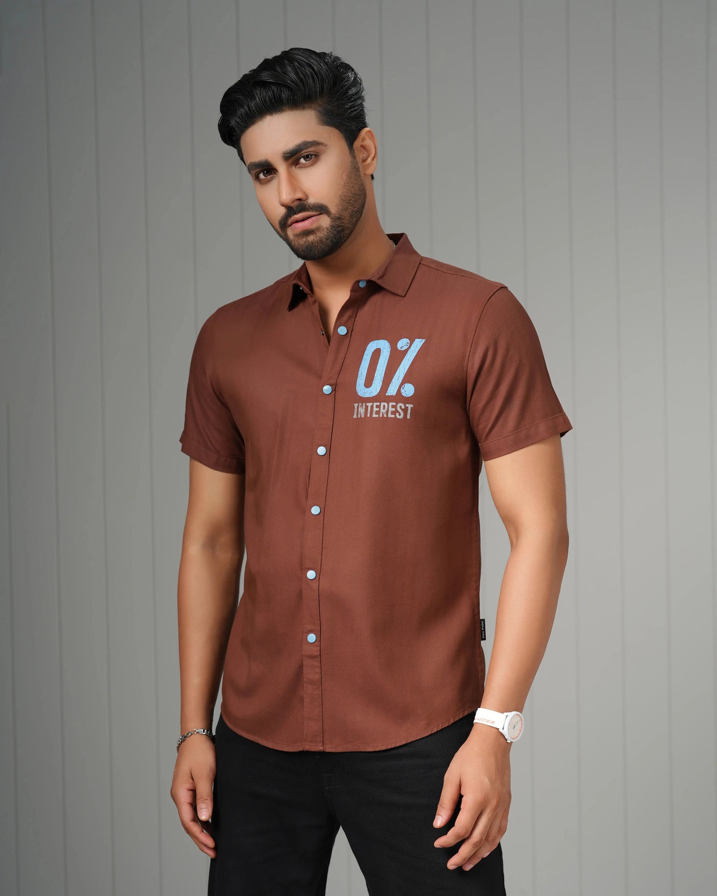 MEN'S HALF SLEEVE CASUAL SHIRT
