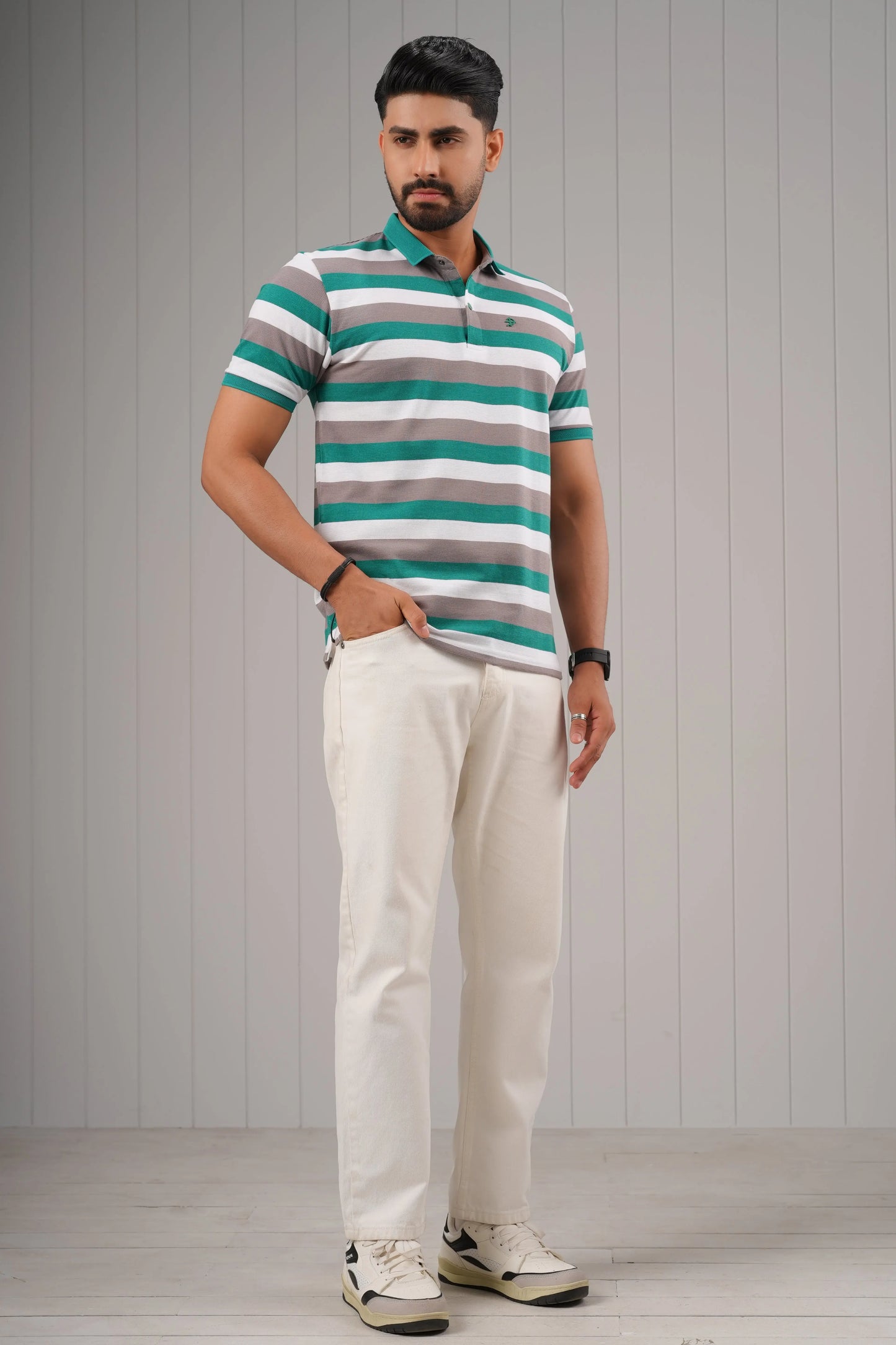 COTTON STRETCH POLO