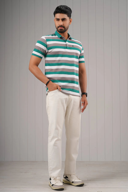COTTON STRETCH POLO