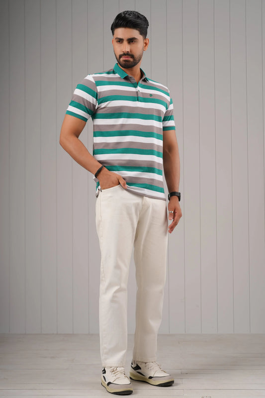 COTTON STRETCH POLO
