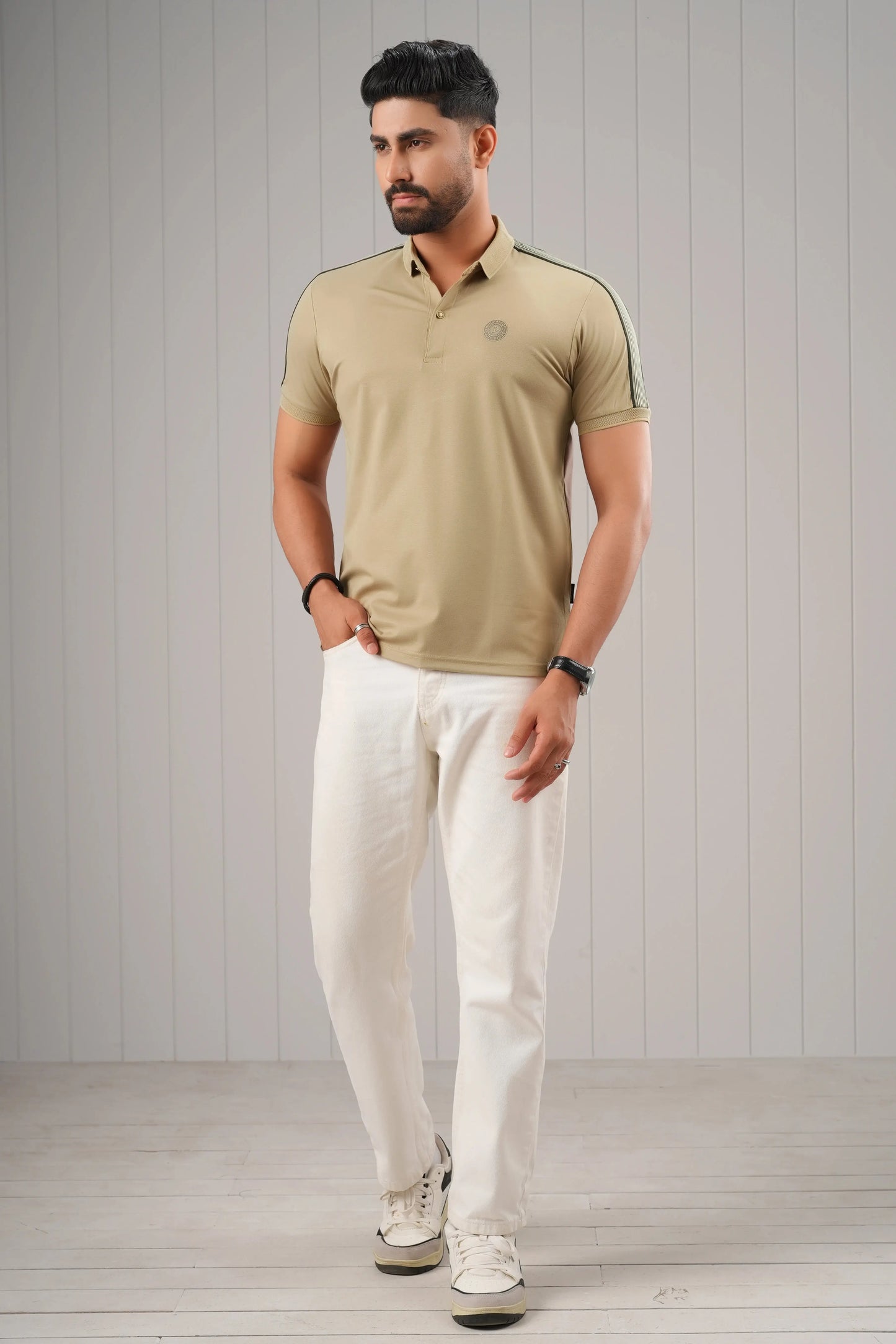 COTTON STRETCH POLO