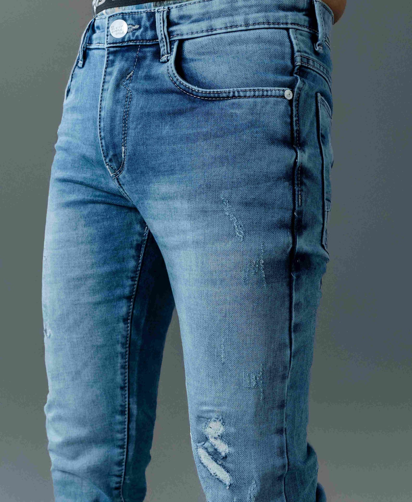 Pocket Denim Jeans