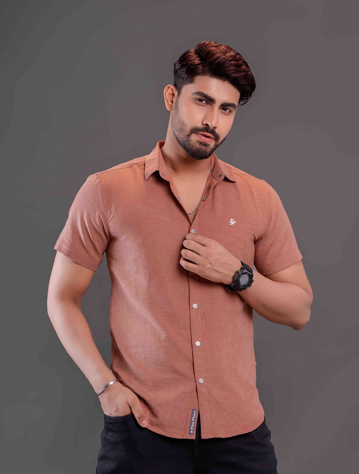 MENS-CASUAL SHIRT (H)