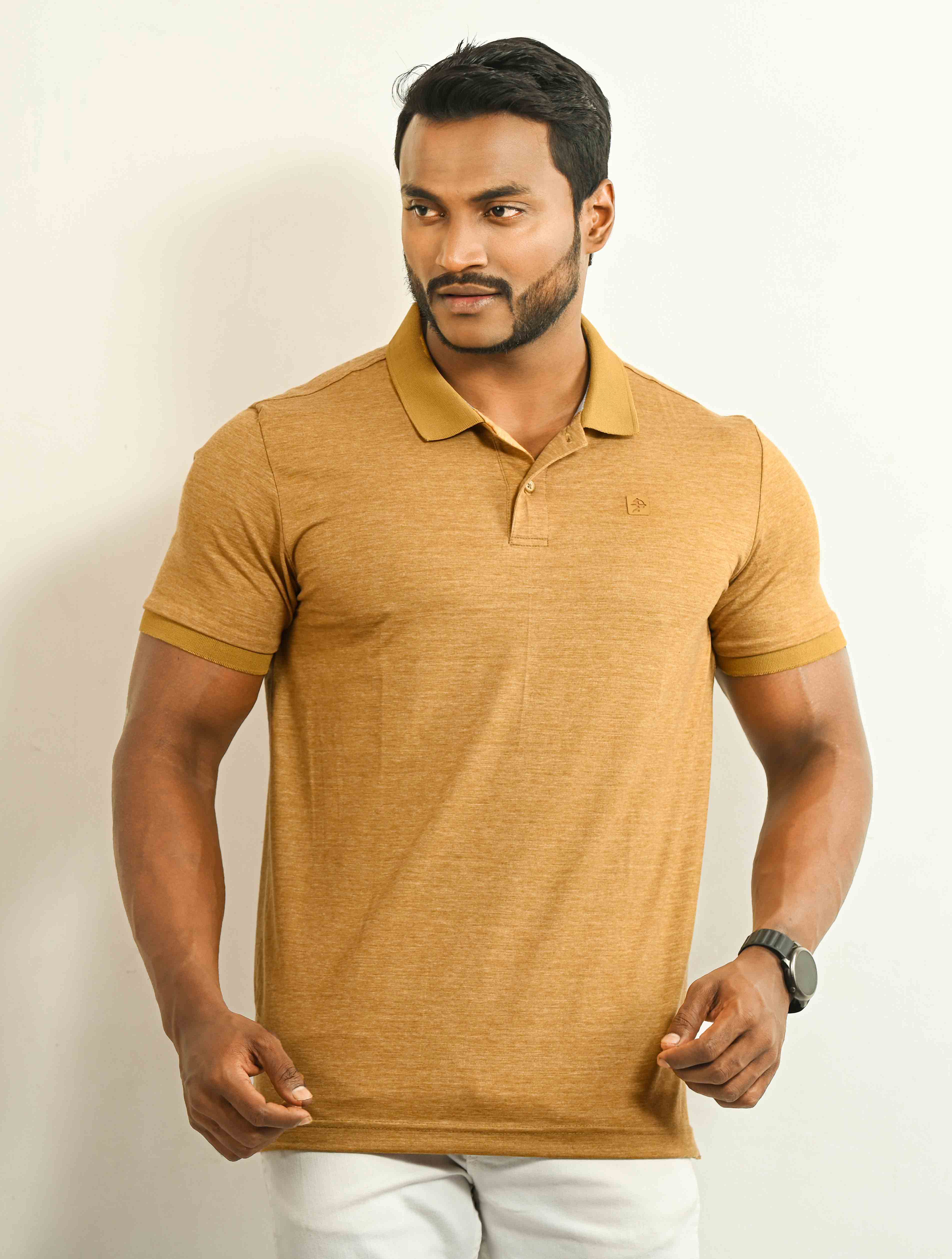 Solid Color Polo For Men