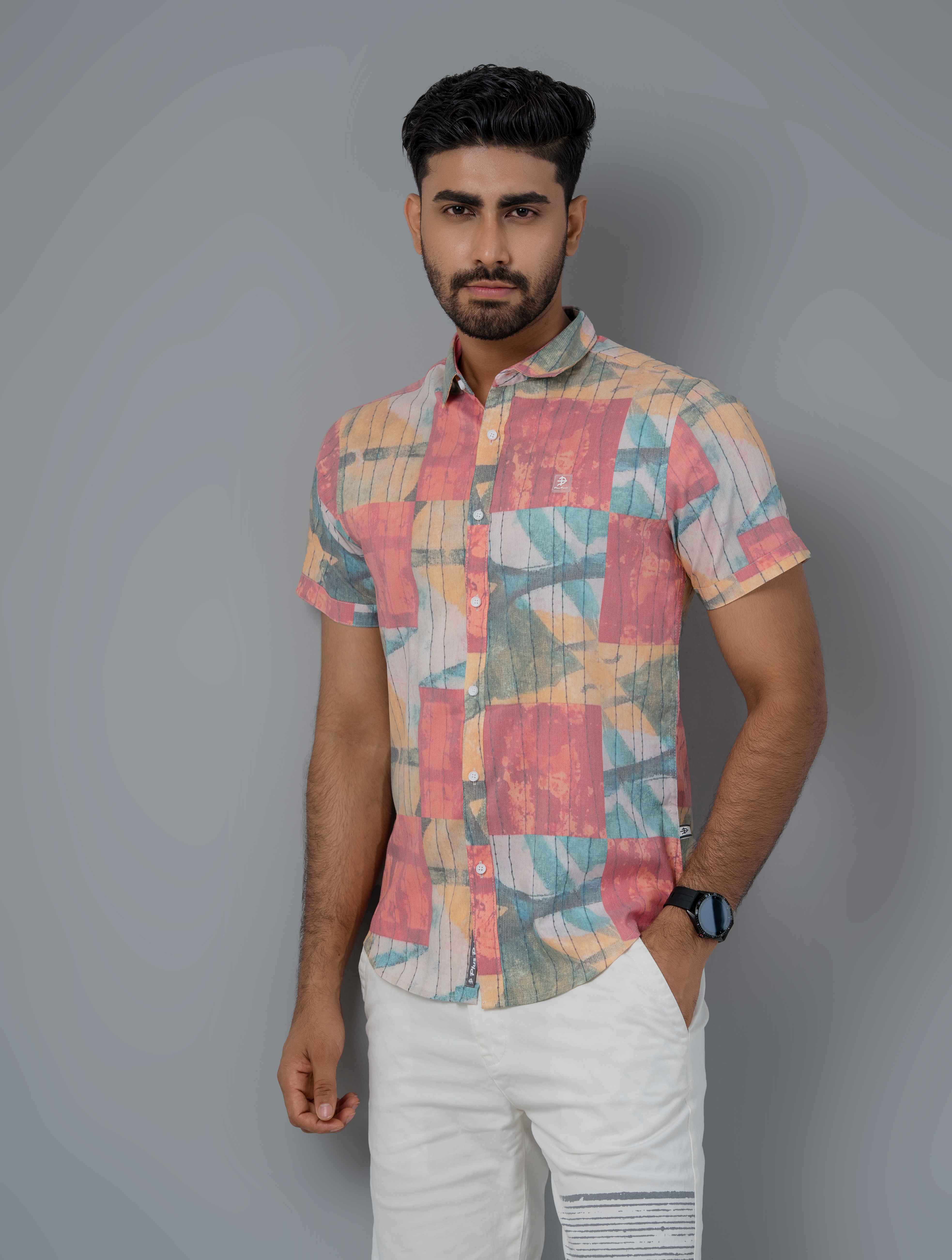MENS-CASUAL SHIRT (H)
