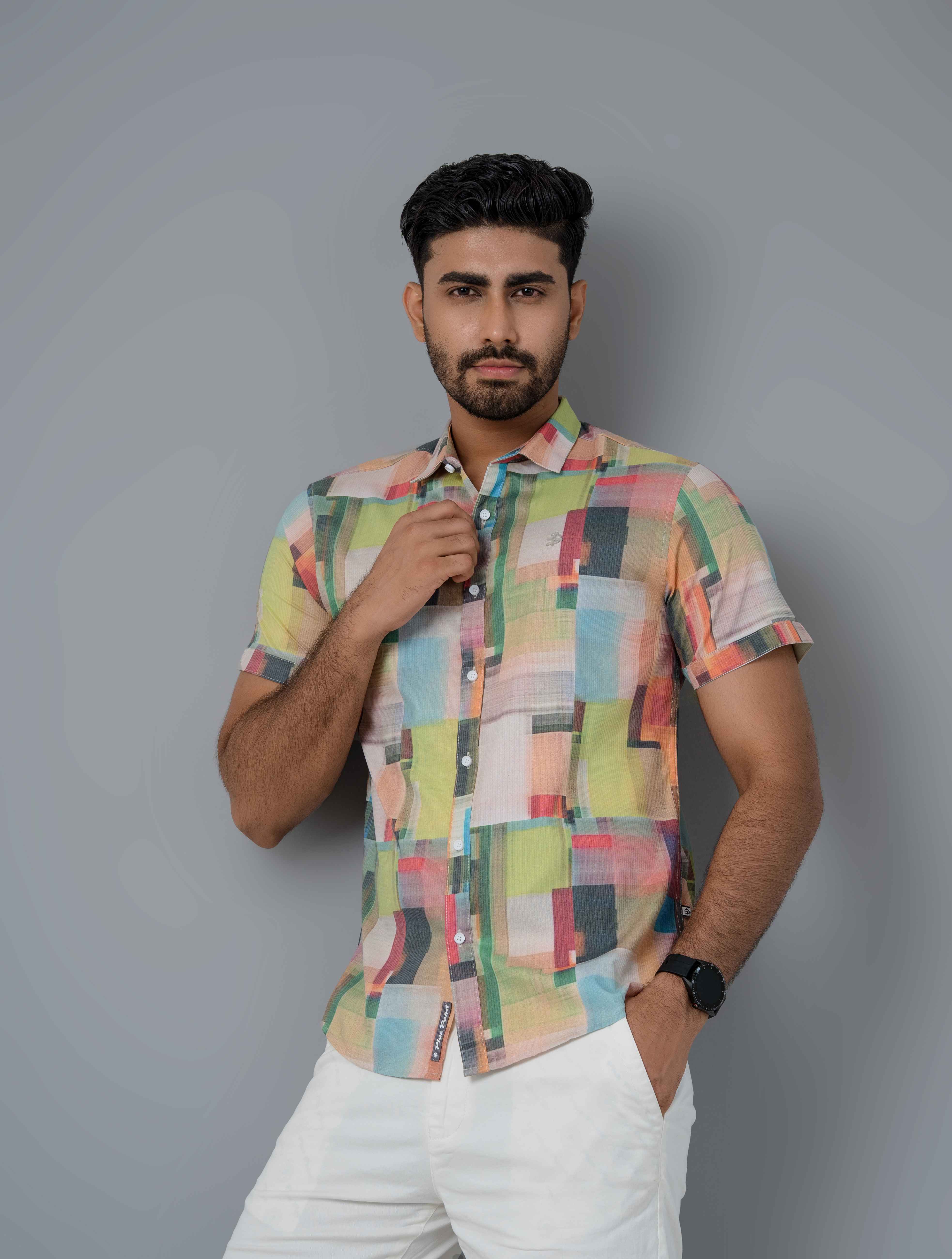 MENS-CASUAL SHIRT (H)