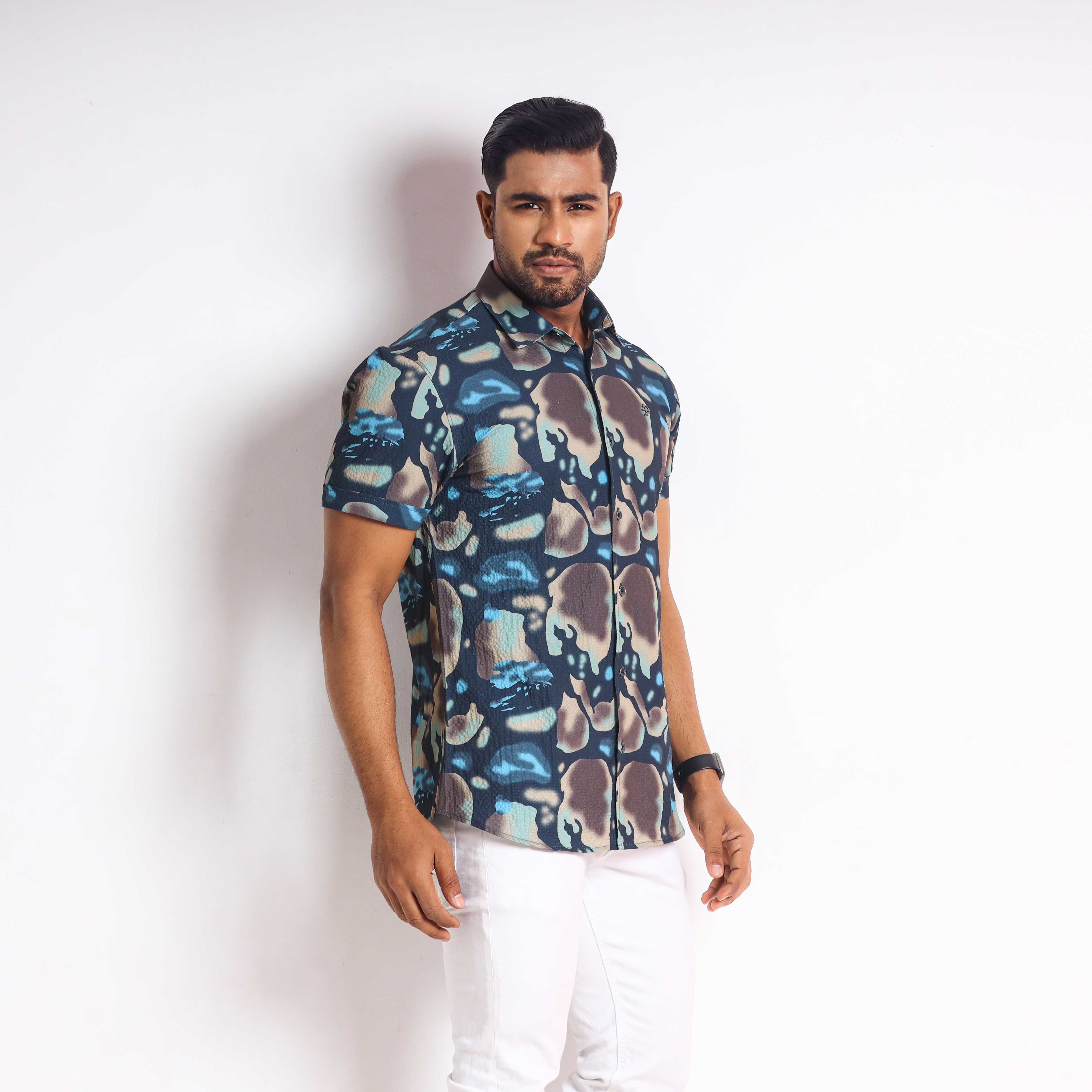 MENS HALF SLEEVE CASUAL SHIRT