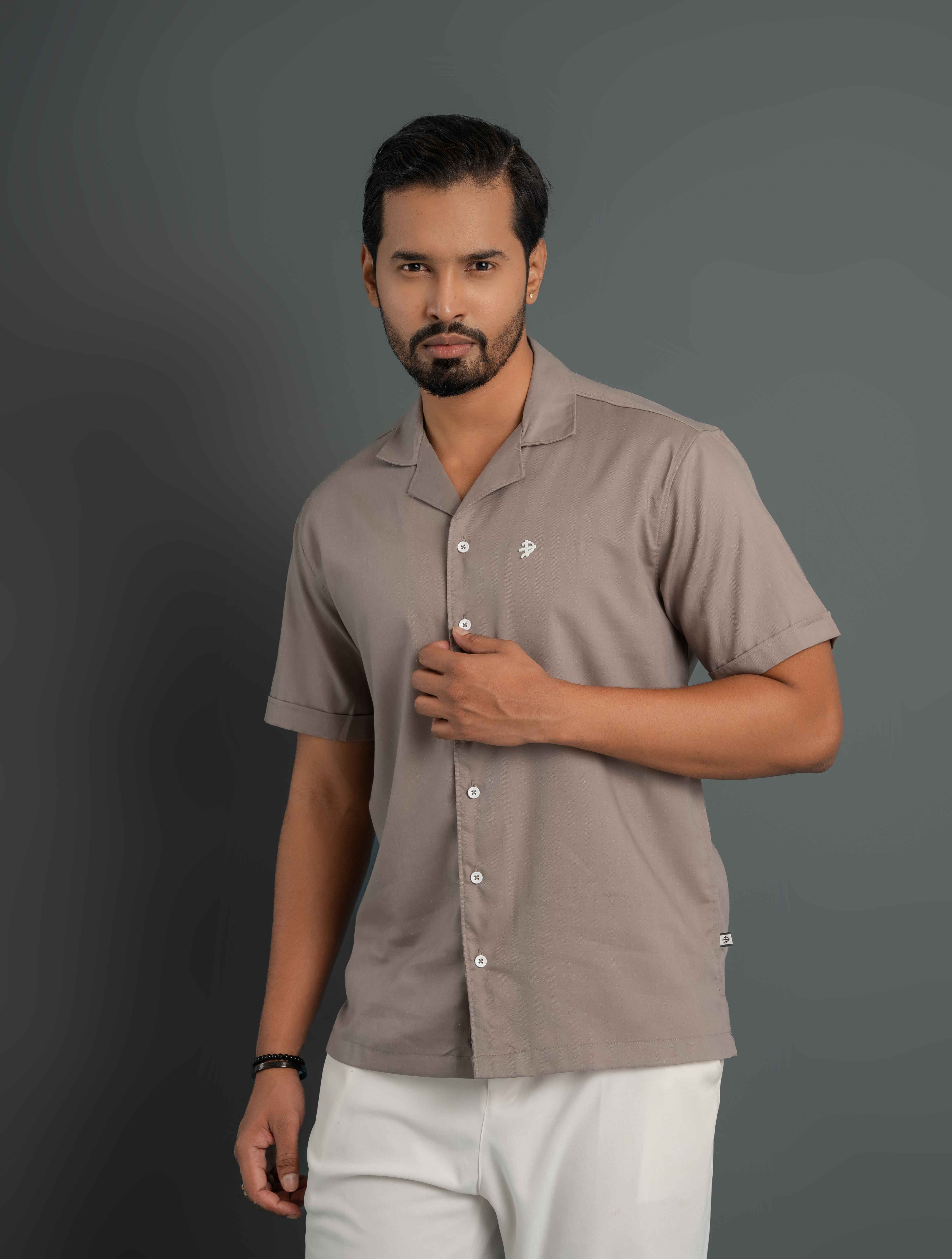 MENS CUBAN COLLAR