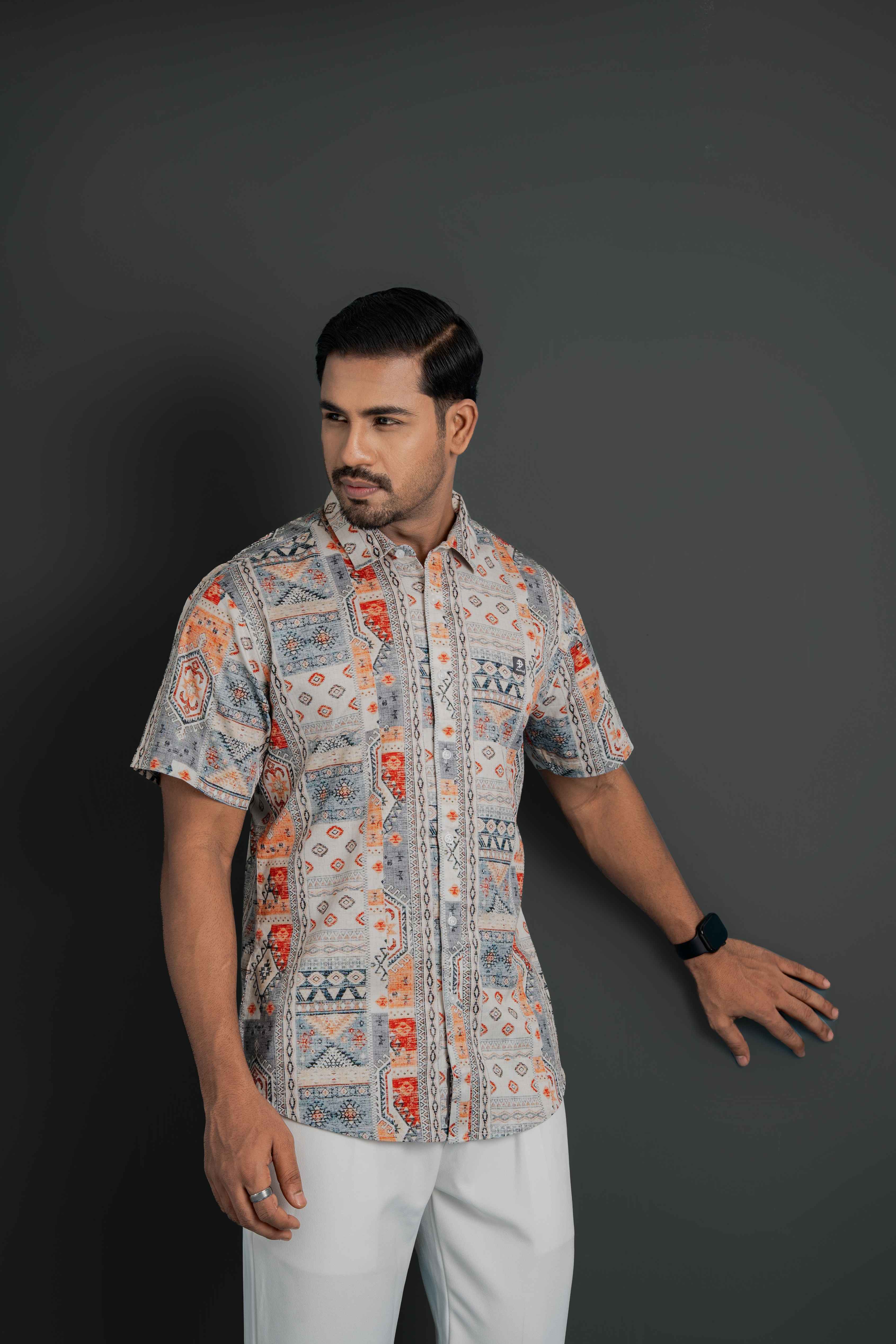 MENS-CASUAL SHIRT (H)