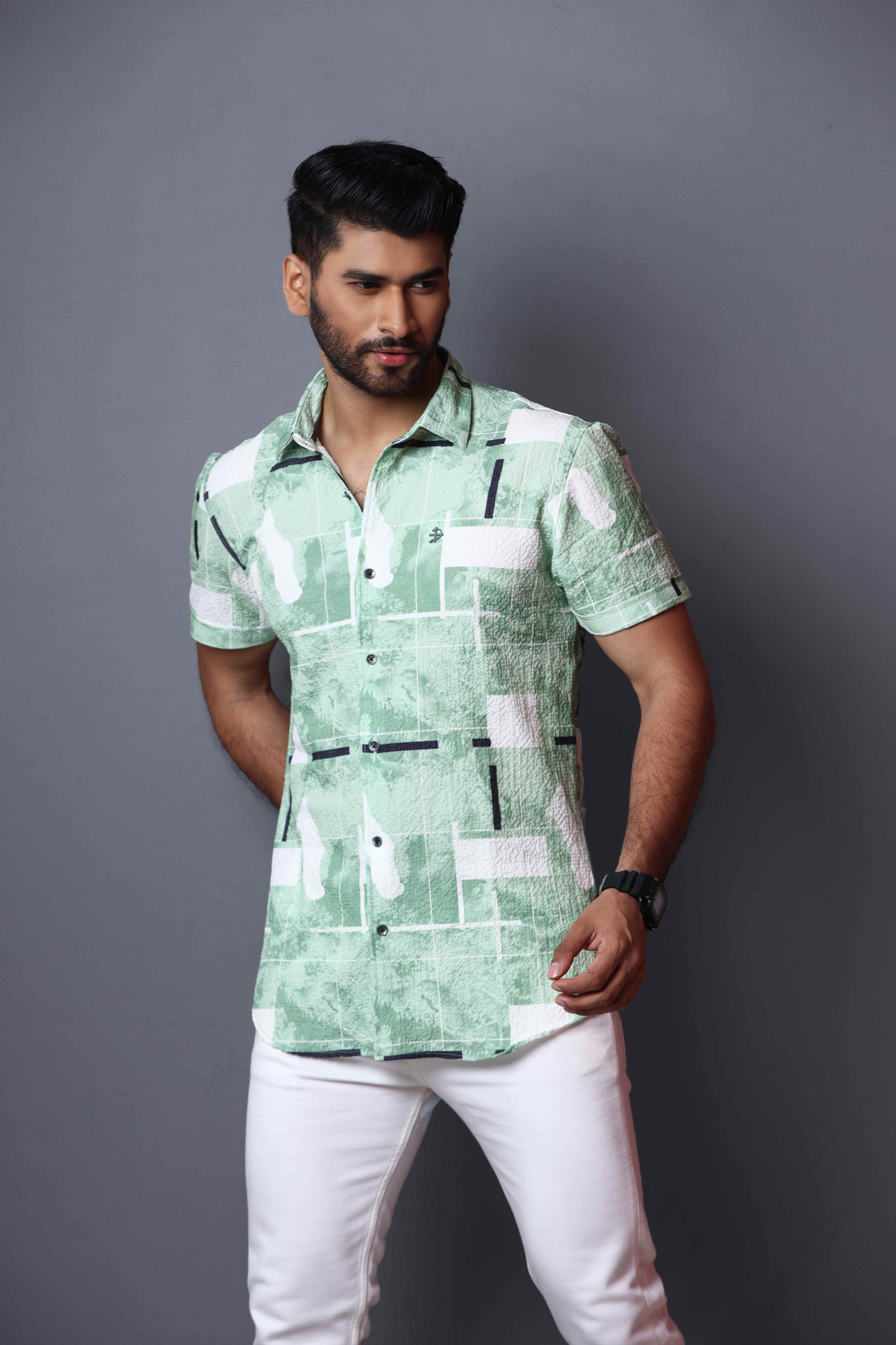 MENS HALF SLEEVE CASUAL SHIRT