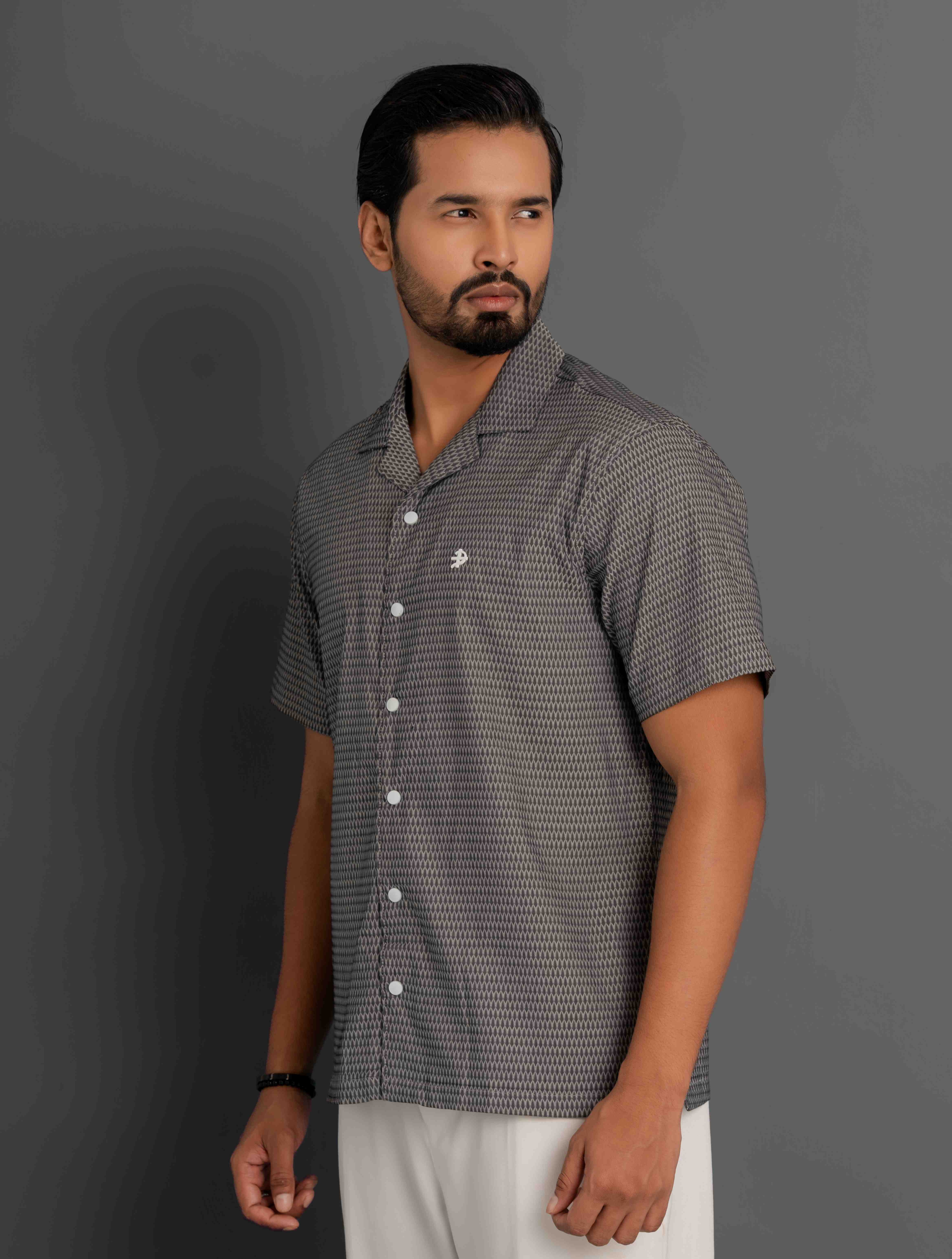 MENS CUBAN COLLAR