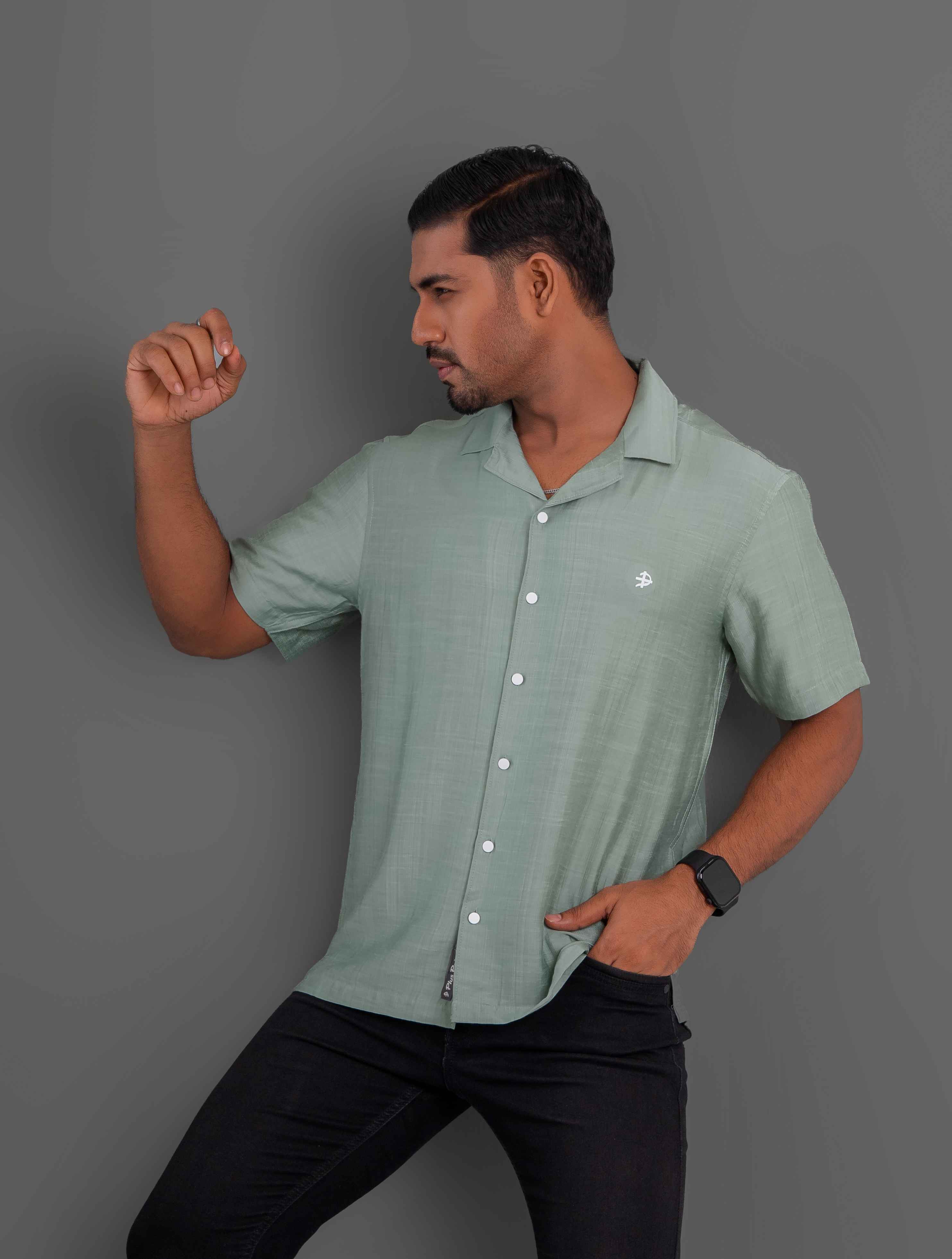 MENS CUBAN COLLAR