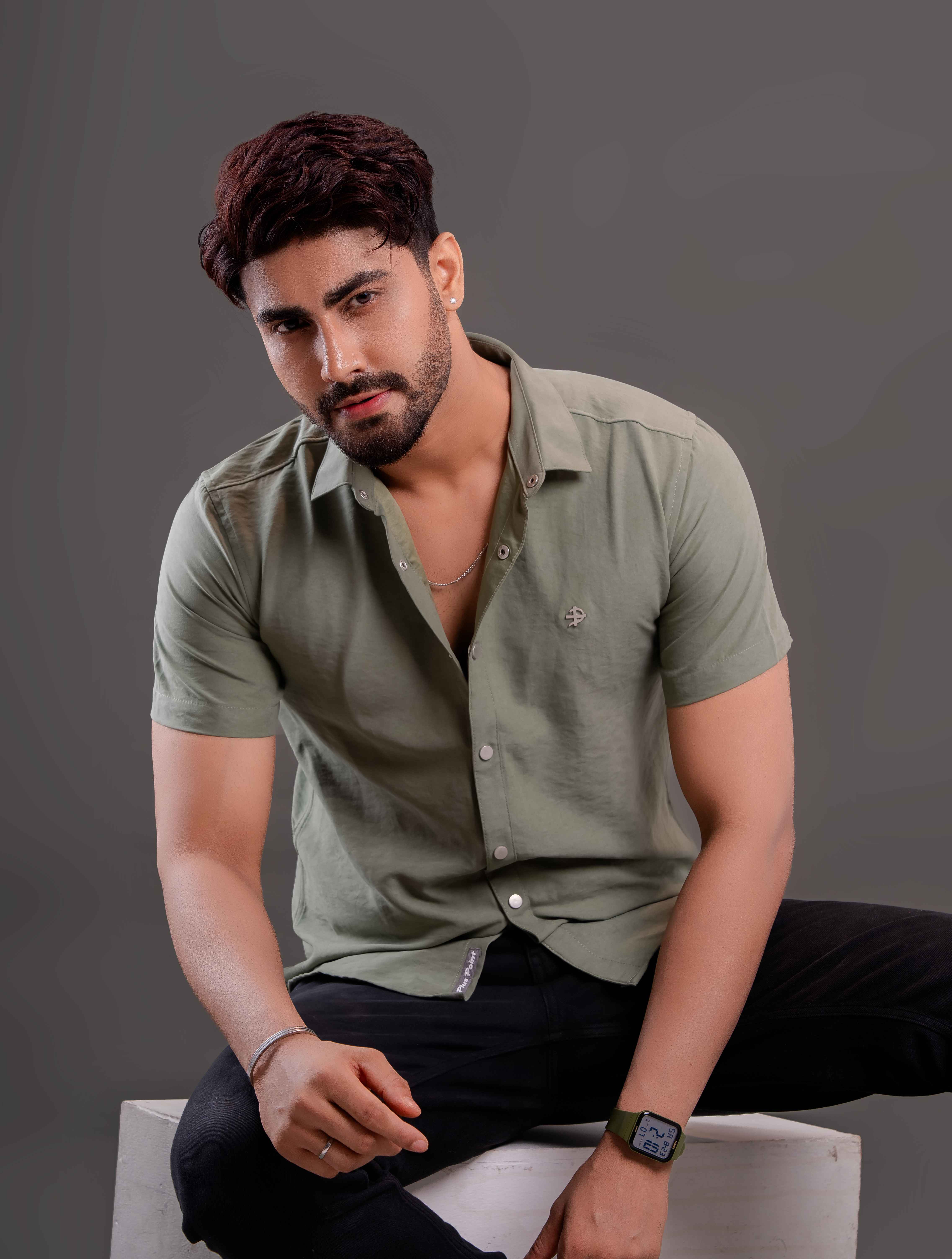 MENS HALF SLEEVE CASUAL SHIRT