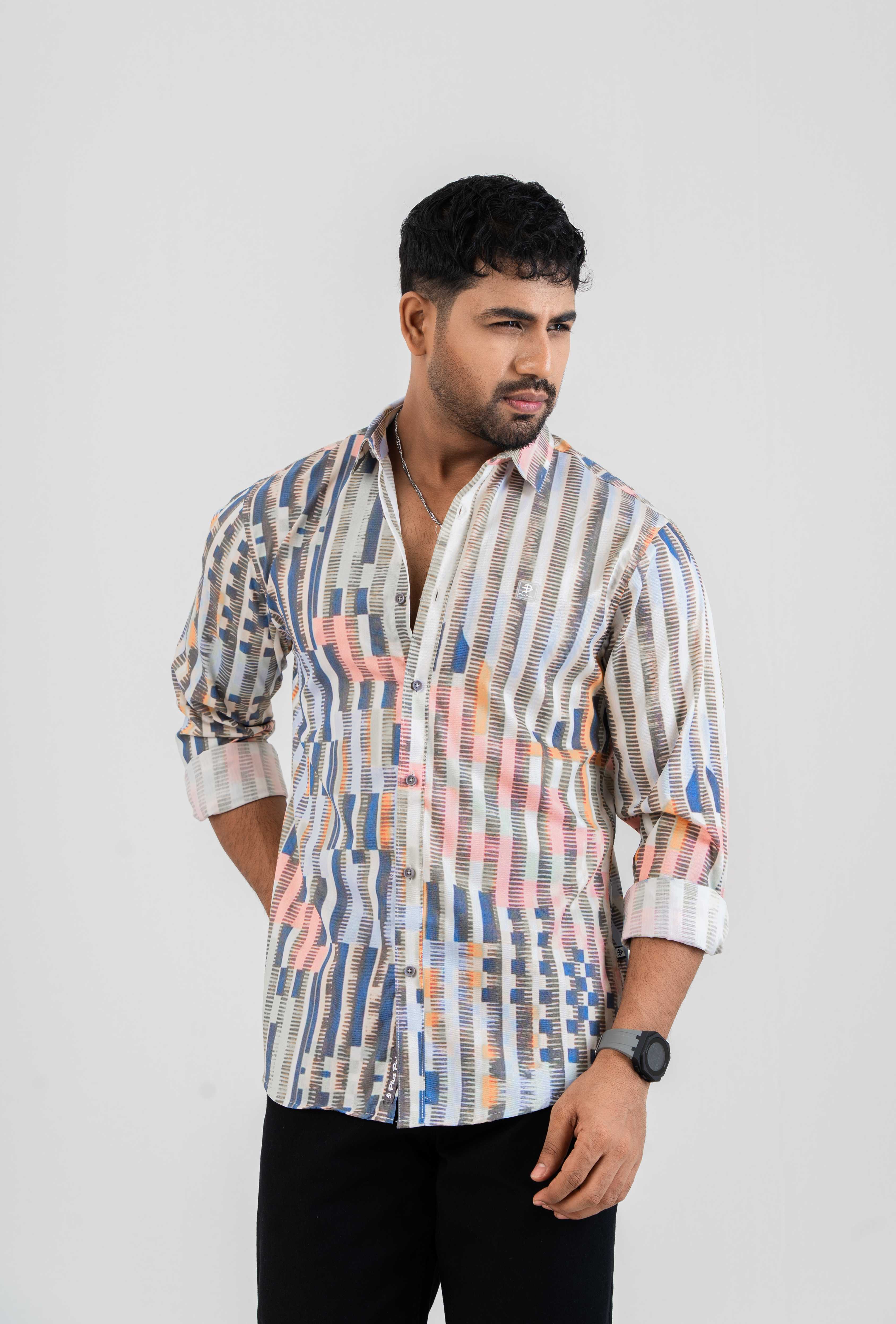 MENS FULL SLEEVE CASUAL SHIRT 