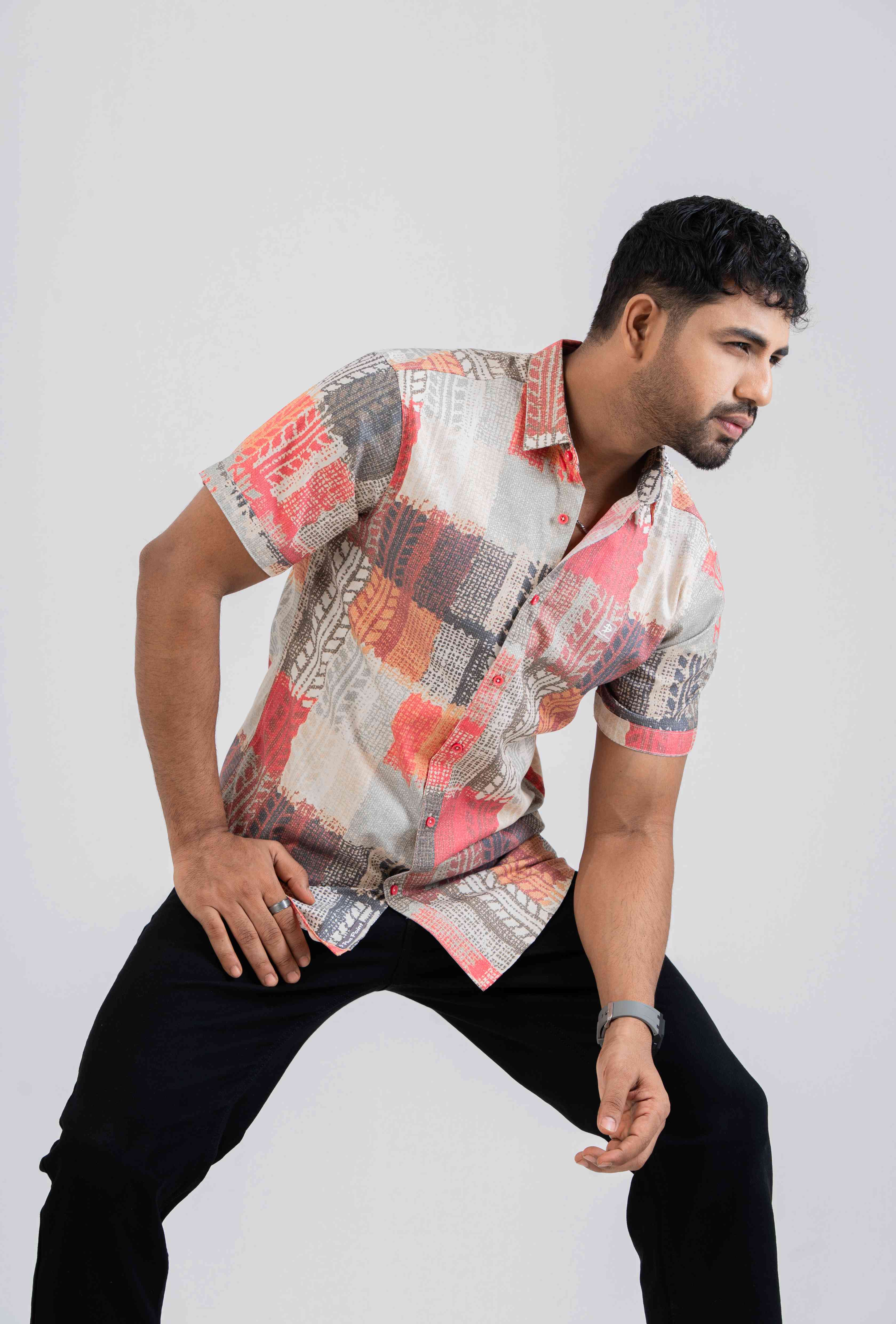 MENS HALF SLEEVE CASUAL SHIRT 